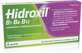 Hidroxil B1 · B6 · B12
